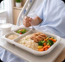 تقديم خدمات التغذية المطهية للمستشفيات
